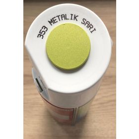 Akçalı Metalik Sarı 353 Simli 400 ml Sprey Boya