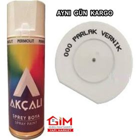 Akçalı Parlak Vernik 400 ml Sprey Boya