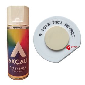 Akçalı R1013 Solvent Bazlı Sprey Boya 400 ml İnci Beyazı