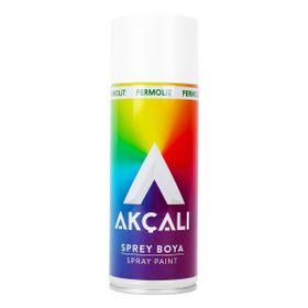 Akçalı R1013 Solvent Bazlı Sprey Boya 400 ml İnci Beyazı