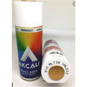 Akçalı R310 Altın Yaldız 400 ml 2 Adet Sprey Boya