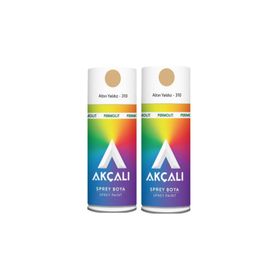 Akçalı R310 Altın Yaldız 400 ml 2 Adet Sprey Boya