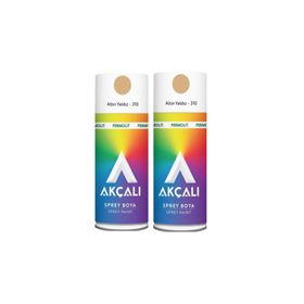 Akçalı R310 Altın Yaldız 400 ml 2 Adet Sprey Boya