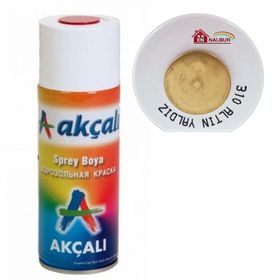 Akçalı R310 Altın Yaldız 400 ml 3 Adet Sprey Boya