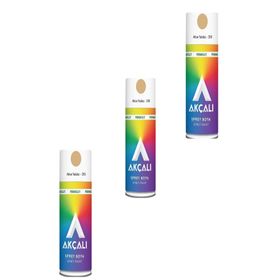 Akçalı R310 Altın Yaldız 400 ml 3 Adet Sprey Boya