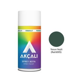 Akçalı R6005 Yosun Yeşili 400 ml Solvent Bazlı Sprey Boya