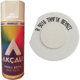 Akçalı R9016 Trafik Beyazı Solvent Bazlı Sprey Boya