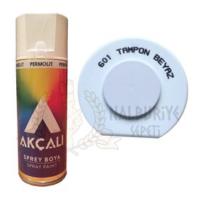 Akçalı Tampon Beyaz 601 400 ml Sprey Boya