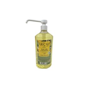 Akçay 80 Derece Pompalı 1 lt Limon Kolonyası