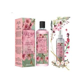 Akçay Japon Kiraz Çiçeği 250 ml Cam Şişe + 150 ml Sprey Kolonya