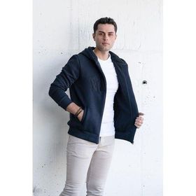 Akçaylar Regular Fit Kapşüsonlu Fermuarlı 3 İplikli Erkek Sweatshirt