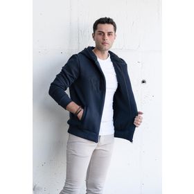 Akçaylar Regular Fit Kapşüsonlu Fermuarlı 3 İplikli Erkek Sweatshirt