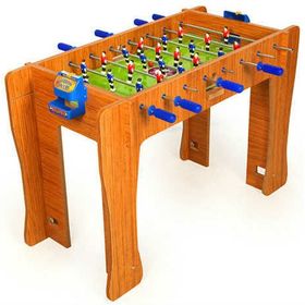 Akçiçek 4 Kollu Ahşap Langırt Masası
