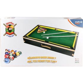 Akçicek Oyuncak 417 Matrax Ahşap Bilardo Oyunu