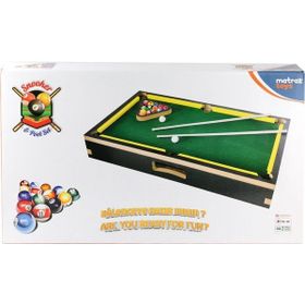 Akçicek Oyuncak 417 Matrax Ahşap Bilardo Oyunu