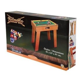 Akçiçek Oyuncak Ahşap Bilardo Oyunu