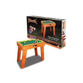 Akçiçek Oyuncak Ahşap Bilardo Oyunu