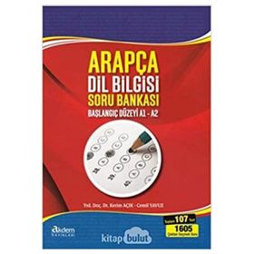 Akdem Yayınları Başlangıç Düzeyi A1-A2 Arapça Dil Bilgisi Soru Bankası