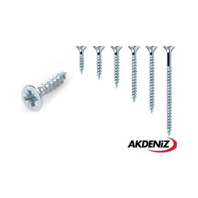 Akdeniz 10 Adet 4.0x60 mm Sunta Vidası