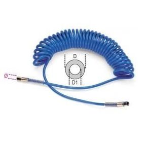 Akdeniz 15 mt Poliüretan Spiral Hava Hortumları 5x8 mm PU Hava Hortumu