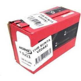 Akdeniz 3.5x13 mm Çinko 1000 Adet Sunta Vidası