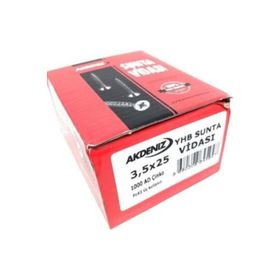 Akdeniz 3.5x25 mm 1000 Adet Sunta Vidası