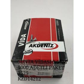 Akdeniz 3.5x25 mm 1000 Adet Sunta Vidası