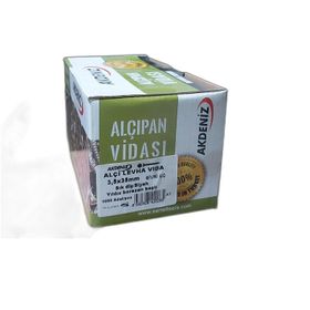 Akdeniz 3.5x35 mm 1000 Adet Sık Dişli Siyah Alçıpan Levha Vidası