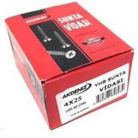 Akdeniz 4x25 mm Sunta Vidası