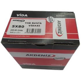 Akdeniz 5x80 mm Sunta Vidası