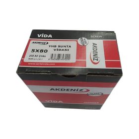 Akdeniz 5x80 mm Sunta Vidası