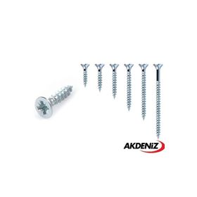 Akdeniz 6.0x80 mm 100 Adet Sunta Vidası
