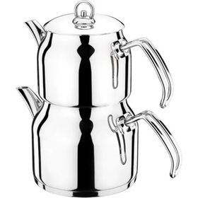 Akdeniz İmaj Orta Metal Kulp Çaydanlık