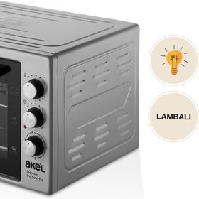 Akel AF280 Lambalı Termostatlı Saatli 32 L Midi Fırın
