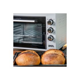 Akel AF280L Lambalı 1200 W Termostatlı Saatli 32 lt Midi Fırın