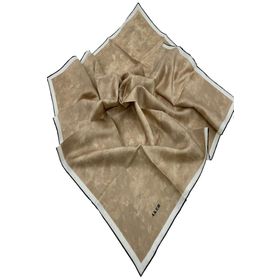 Aker 7208713-913 Gold Twill İpek Desenli Eşarp