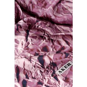 Aker 7987701-391 İpek Krep Saten Pembe Renkli Eşarp