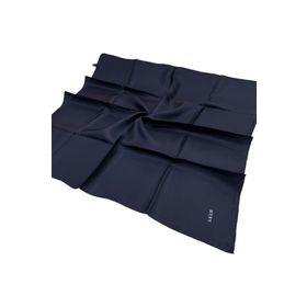 Aker 921 Lacivert Twill Düz İpek Eşarp