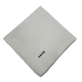 Aker Twill Gümüş 971 Düz İpek Eşarp