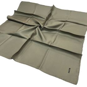 Aker Twill Zeytin 957 Düz İpek Eşarp