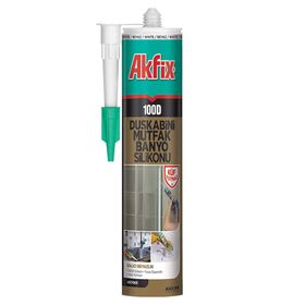 Akfix 100D Beyaz 310 ml Duşakabin Silikonu