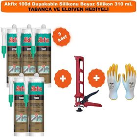Akfix 100D Şeffaf 280 ml Duşakabin Silikonu