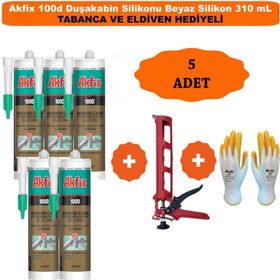 Akfix 100D Şeffaf 280 ml Duşakabin Silikonu