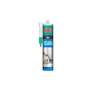 Akfix 100E 280 ml Şeffaf Genel Amaçlı Silikon