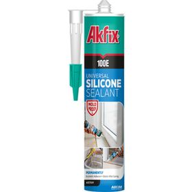 Akfix 100E 280 ml Şeffaf Genel Amaçlı Silikon