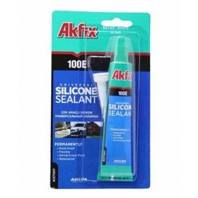 Akfix 100E 50 ml Genel Amaçlı Sızdırmaz Beyaz Silikon