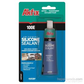 Akfix 100E 50 ml Genel Amaçlı Sızdırmaz Beyaz Silikon