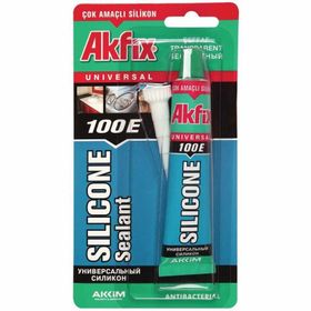 Akfix 100E 50 ml Genel Amaçlı Sızdırmaz Beyaz Silikon