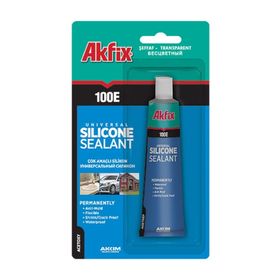 Akfix 100E 50 ml Genel Amaçlı Sızdırmaz Beyaz Silikon