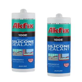 Akfix 100E 50 ml Genel Amaçlı Sızdırmaz Beyaz Silikon